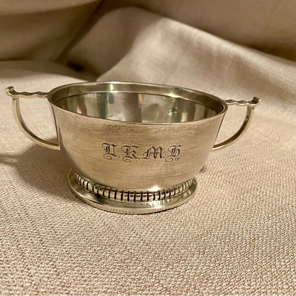 Antique Deakin&Francis Sterling Silver Sugar Bowl (Birmingham, England 1901) - Picture 7 of 11